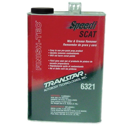 Transtar Autobody Technology Speedi Scat Wax & Grease Remover - Gallon 6321